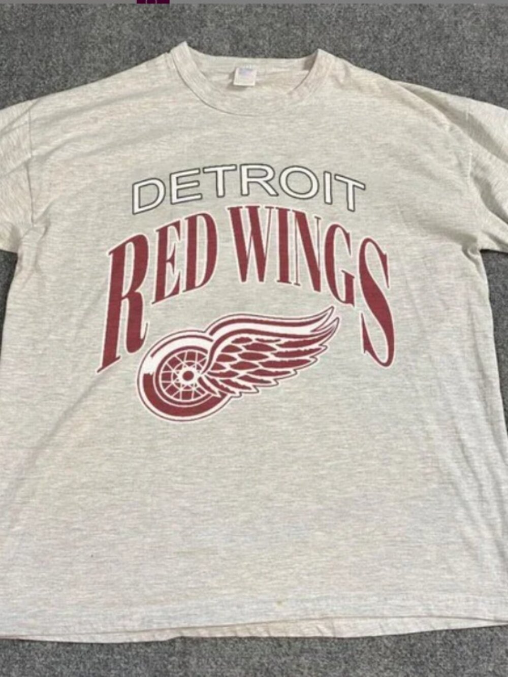 Vintage Detroit Red Wings Hockey Shirt Retro 90s NHL Detroit Red Wings Shirt tee